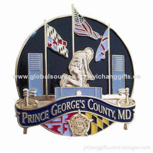 Quality lapel pin, soft enamel color (epoxy is optional), 3D, customized logos are accepted